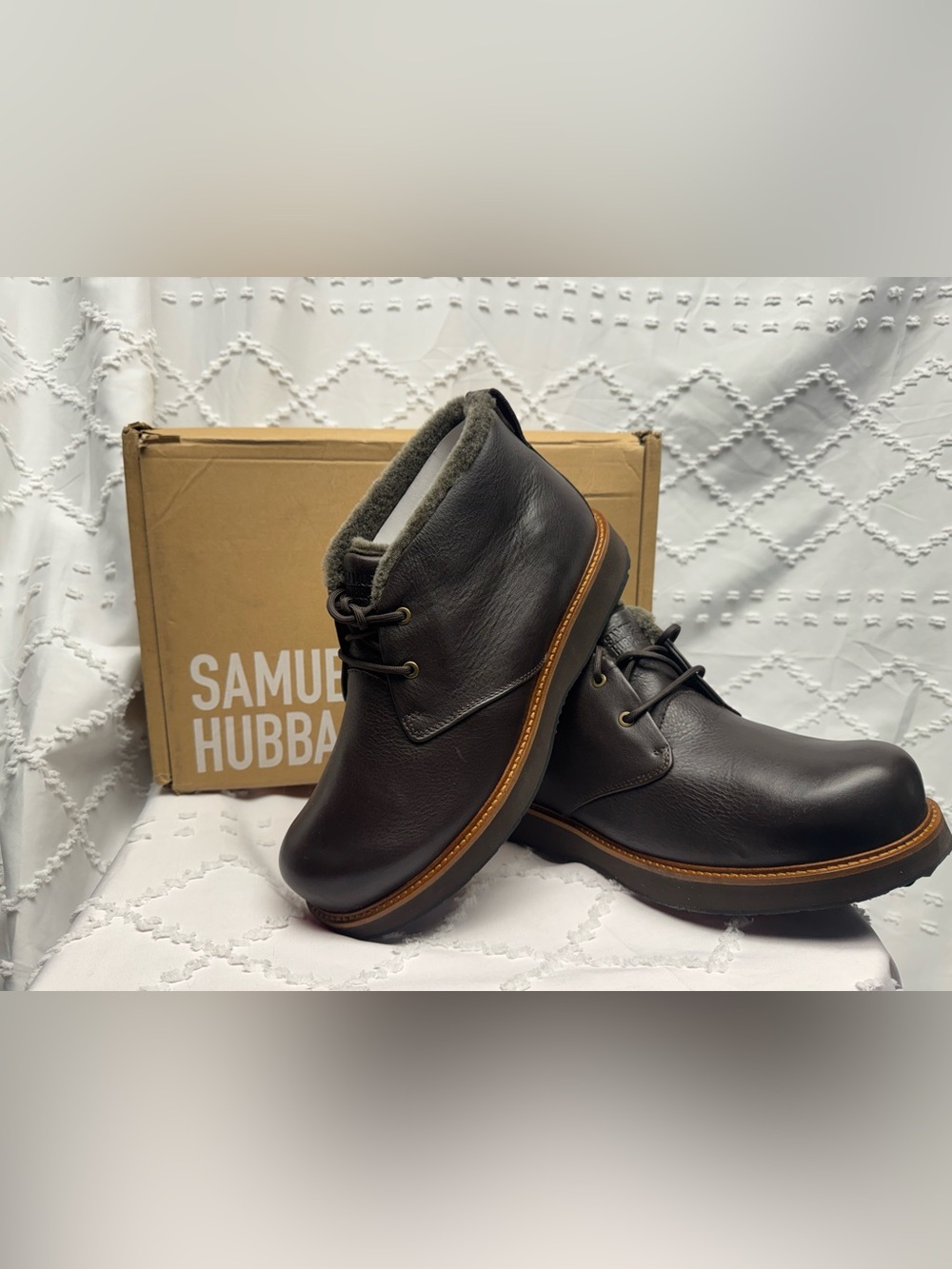 Samuel Hubbard Waterproof
Men's 12 M Gore-Tex Boots
Brown Winter's Day